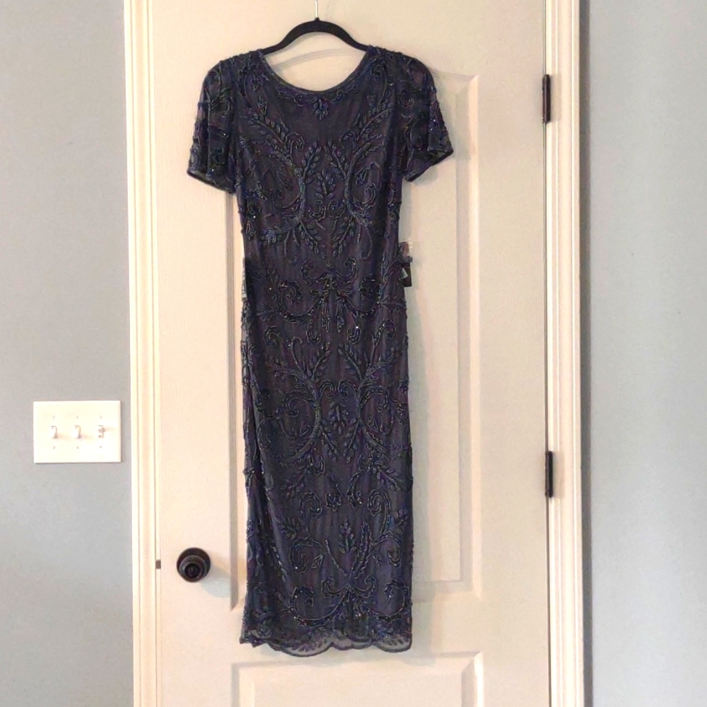NWT Pisarro Nights beaded formal dress